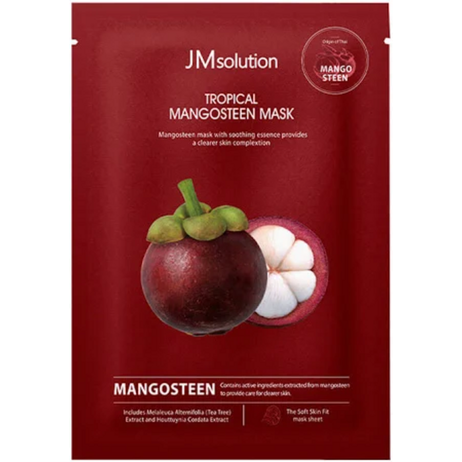 JM SOLUTION Тканевая маска с экстрактом мангустина -JMsolution Tropical mangosteen mask, 30 мл