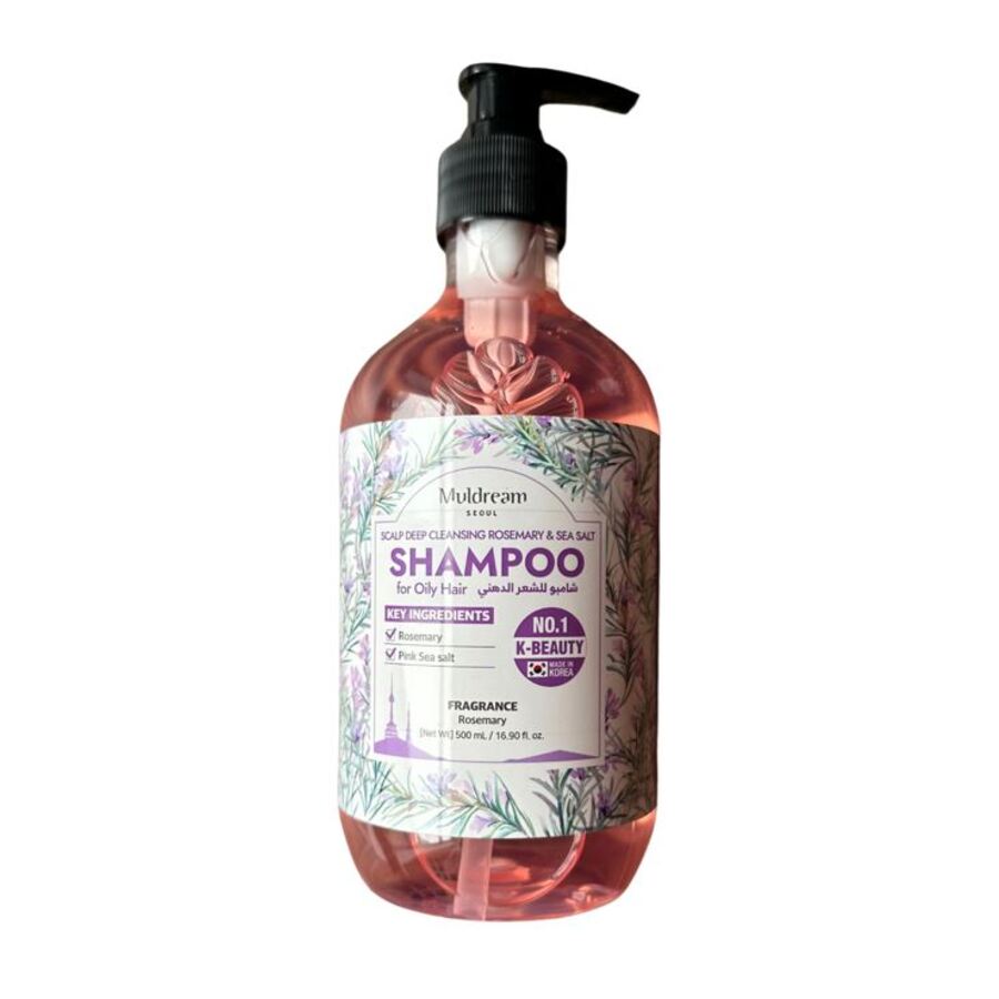 MULDREAM Шампунь для жирных волос Розмарин и морская соль - Muldream Scalp Deep Cleansing, 500мл