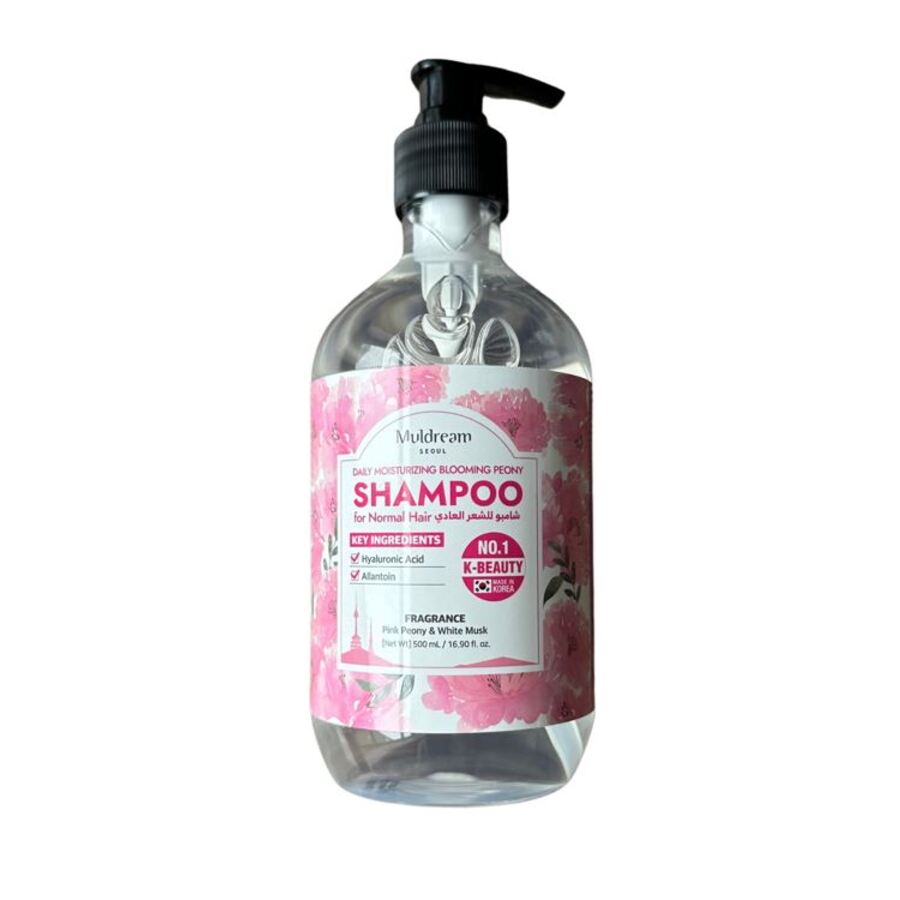 MULDREAM Шампунь для нормальных волос Бархатный пион-Muldream Daily Moisturizing Blooming Peony Shampoo,500мл
