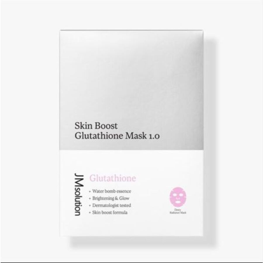 JM SOLUTION Jmsolution Маска тканевая с глутатионом-Skin Boost Glutathione Mask 1.0, 30мл