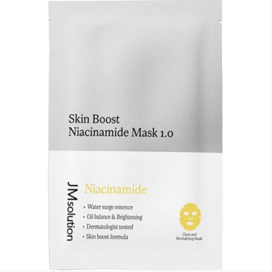 JM SOLUTION Jmsolution Маска тканевая с ниацинамидом-Skin Boost Niacinamide Mask 1.0, 30мл
