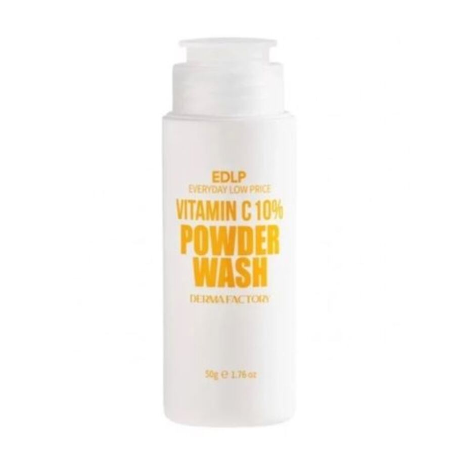 DERMA FACTORY Пудра энзимная очищающая с витамином С - 10% Derma Factory Vitamin C 10% powder wash, 50г