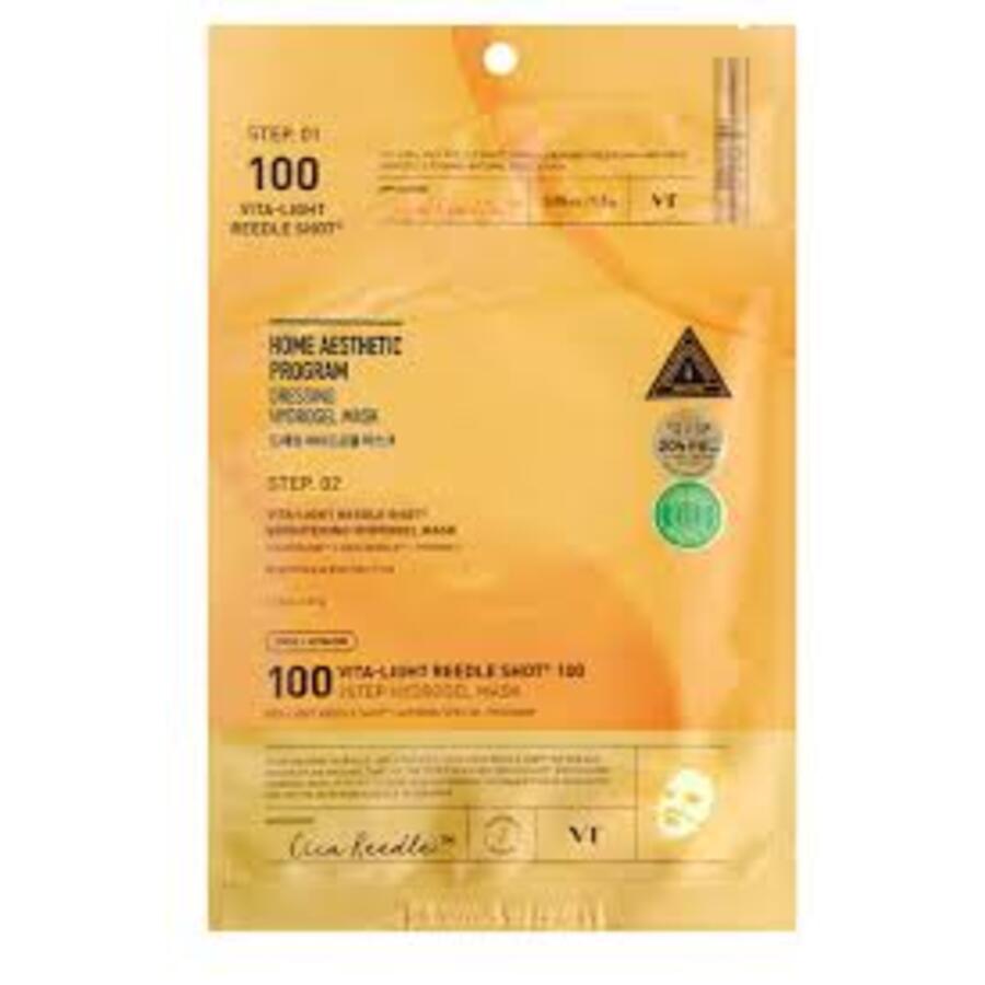 Vt Cosmetics Маска осветляющая гидрогелевая с микроиглами VVT Cosmetics ita-Light ReedleShot100 2Step Mask