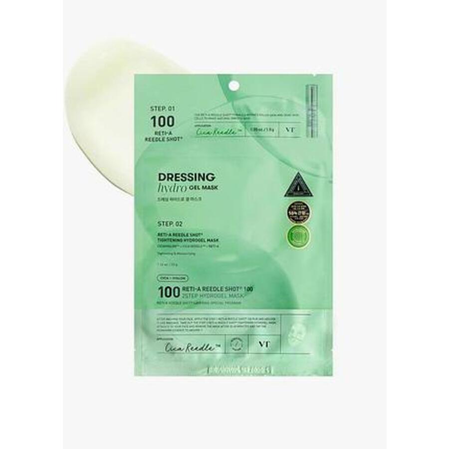 Vt Cosmetics Маска гидрогелевая с микроиглами и ретинолом - VT Cosmetics Reti-A Reedle Shot100 2Step Hydrogel