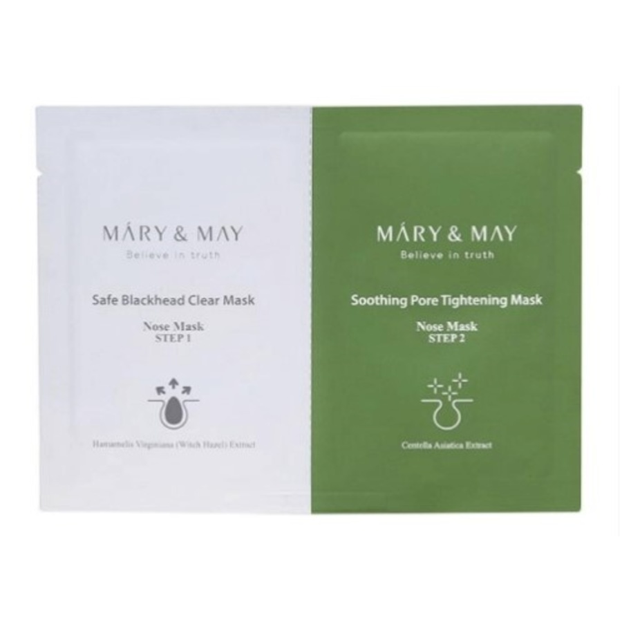 Mary&May Маска для носа от черных точек - Mary&May Daily Safe Black Head Clear Nose