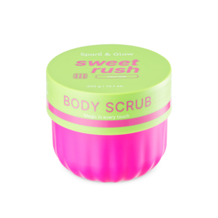 Spark&Glow Скраб для тела с ароматом экзотических фруктов - Spark&Glow Body scrub velvet haze scent, 400г
