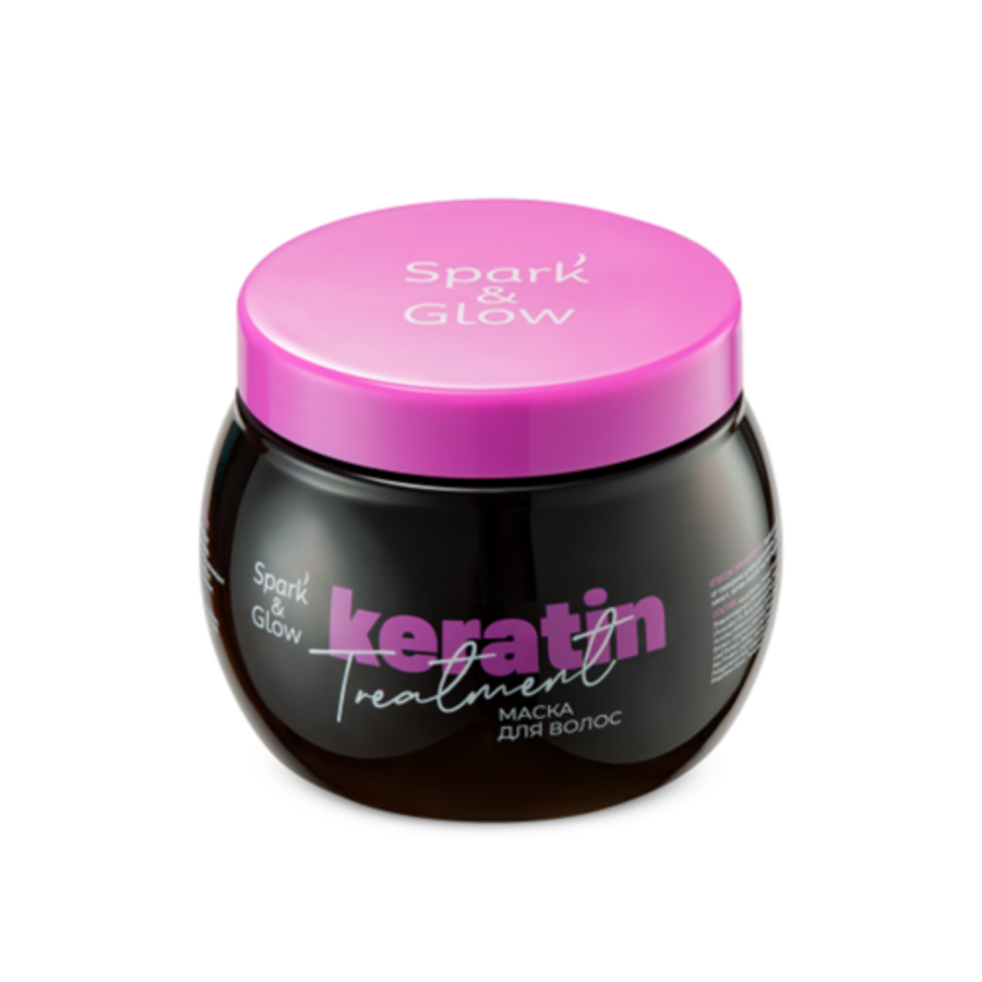 Spark&Glow Маска для волос с эффектом кератина - Spark&Glow Hair mask with keratin effect, 500мл