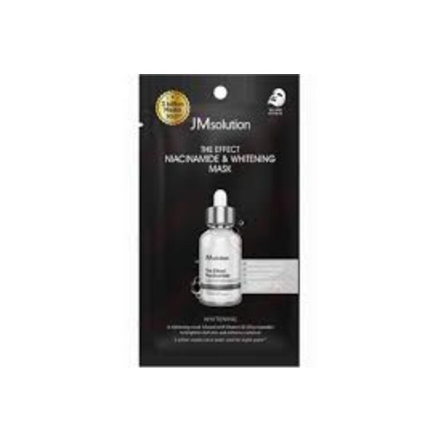 JM SOLUTION Тканевая маска с ниацинамидом 24мл JM SOLUTION THE EFFECT NIACINAMIDE & WHITENING MASK