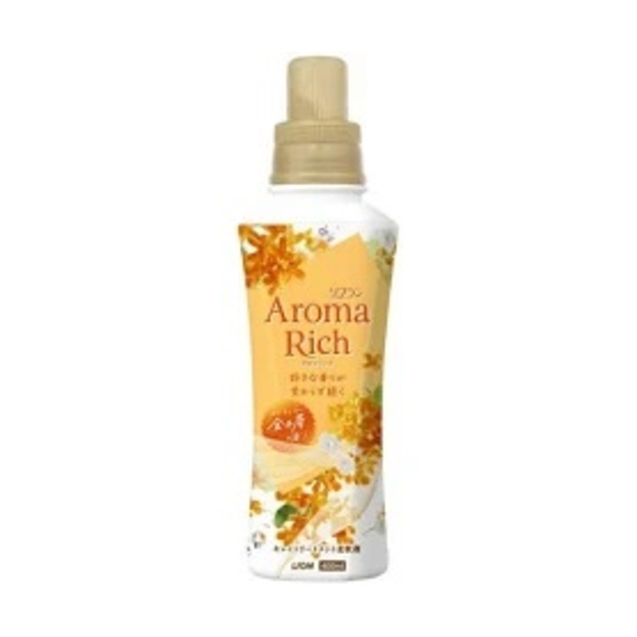 LION Кондиционер для белья с богатым ароматом османтуса и фруктов 400 мл.Aroma Rich Osmanthus"