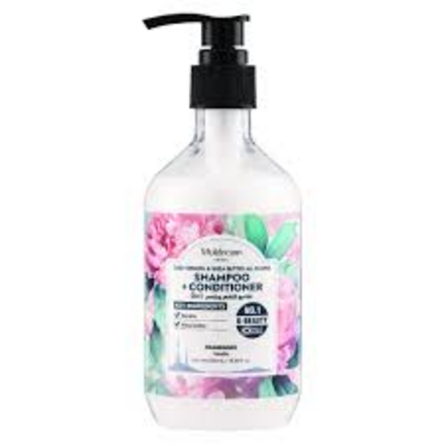 MULDREAM Шампунь-кондиционер «кератин и масло ши» 500мл Muldream