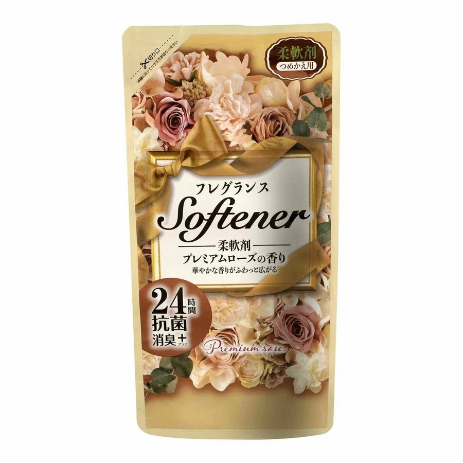 LION Кондиционер для белья с антибактериальным эффектом и богатым ароматом 450мл.Nihon Detergent