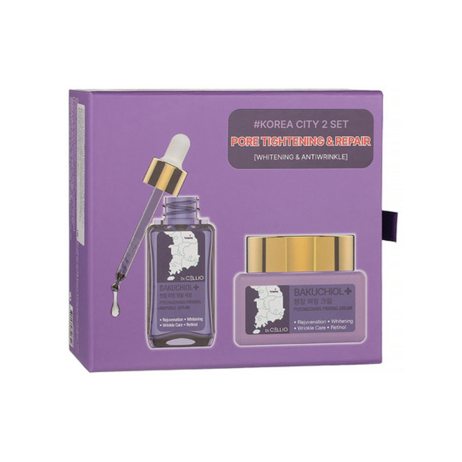 CELLIO Набор уходовый для лица с бакучиолом DR.CELLIO