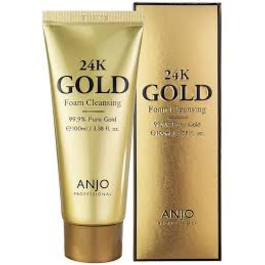 ANJO Пенка для умывания с биозолотом, 24K Gold foam cleansing 100 мл ANJО Professional