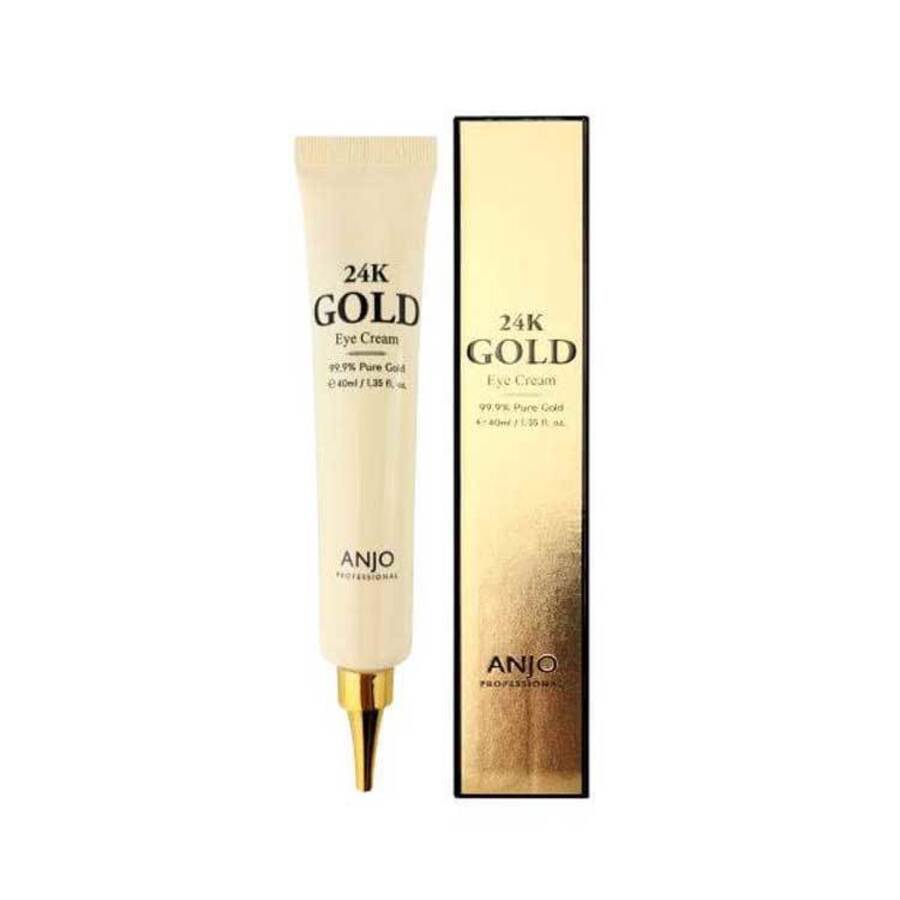 ANJO Крем для век омолаживающий с биозолотом 40 мл Anjo Professional 24K Gold 99,9% Prime Eye Cream