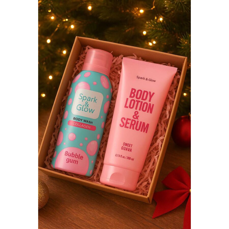 Spark&Glow Spark&Glow Гель-пена для душа с ароматом "bubble gum" - Bubble gum body wash, 350мл
