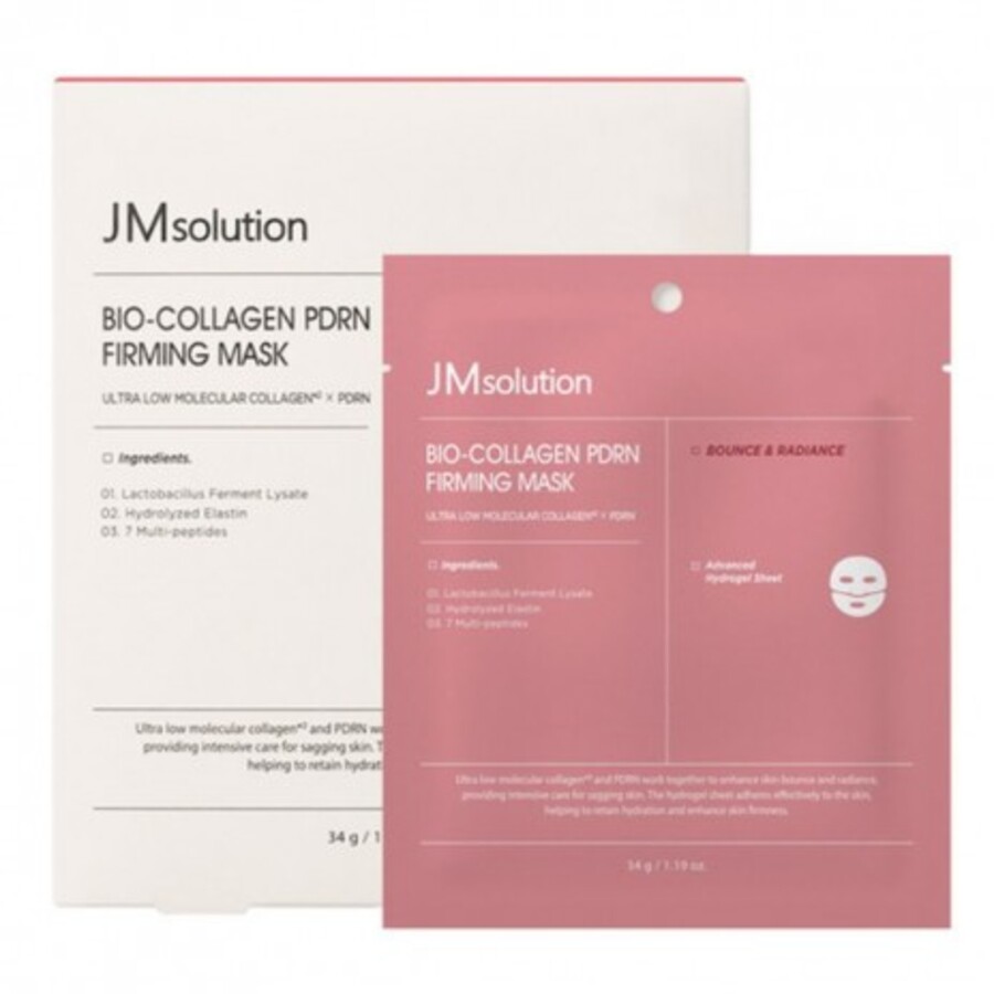 JM SOLUTION Гидрогелевая маска с био коллагеном и PDRN 34гр JM SOLUTION BIO-COLLAGEN PDRN FIRMING MASK