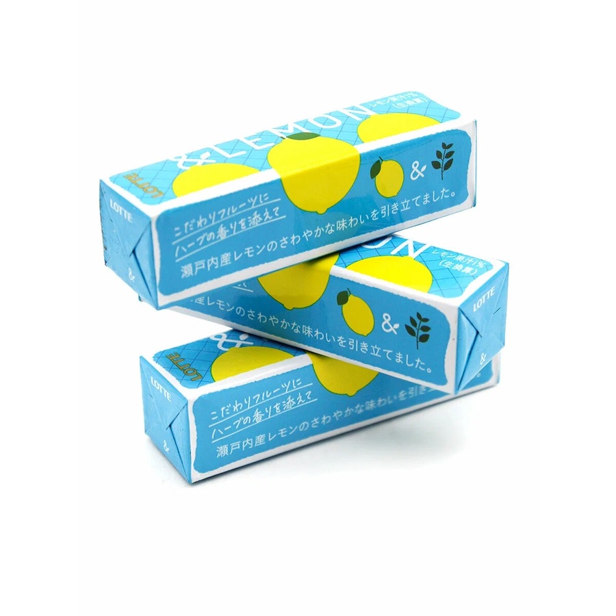 LOTTE Жев. резинка & LEMON пластинки 26,1г (15)Lotte