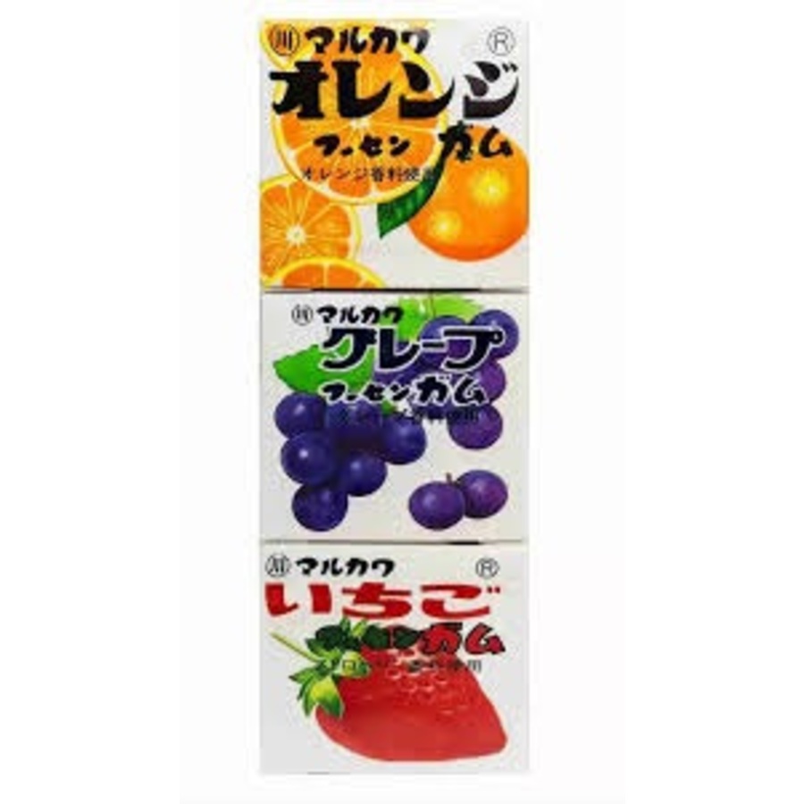 MARUKAWA Жевфтельная резинка 16,2г Микс вкусов 3 вкуса (20)*20Marukawa