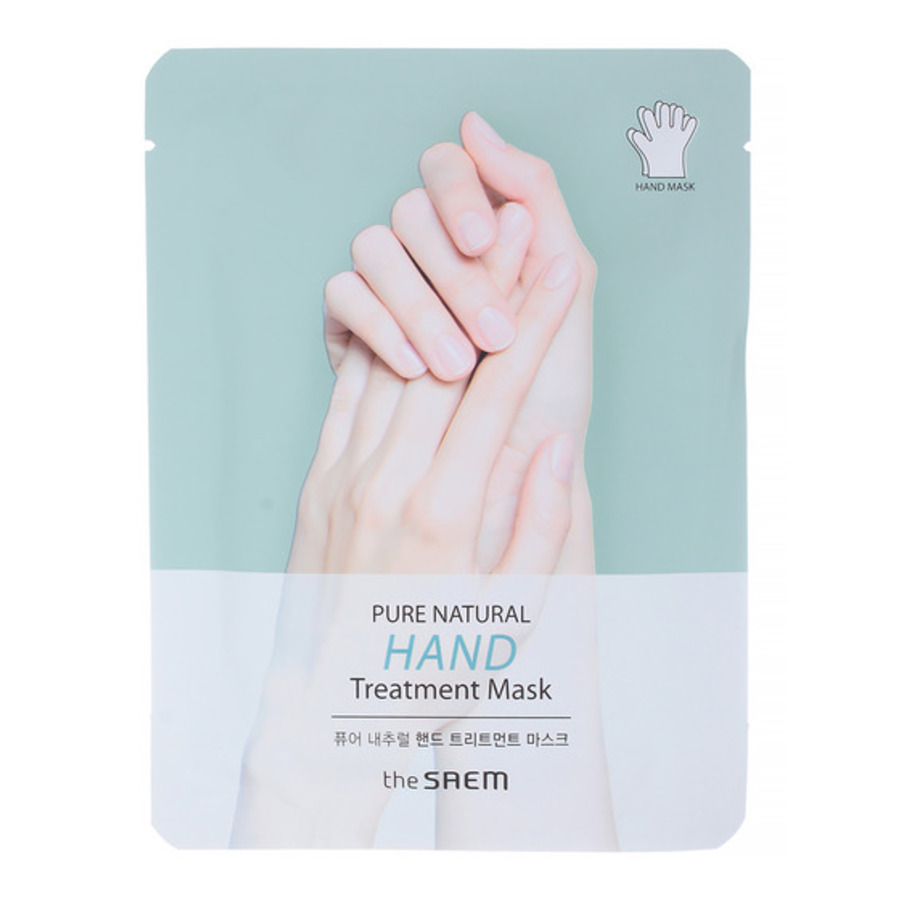 THE SAEM Маска для рук тканевая PURE NATURAL Hand Treatment Mask 8гр*2The Saem