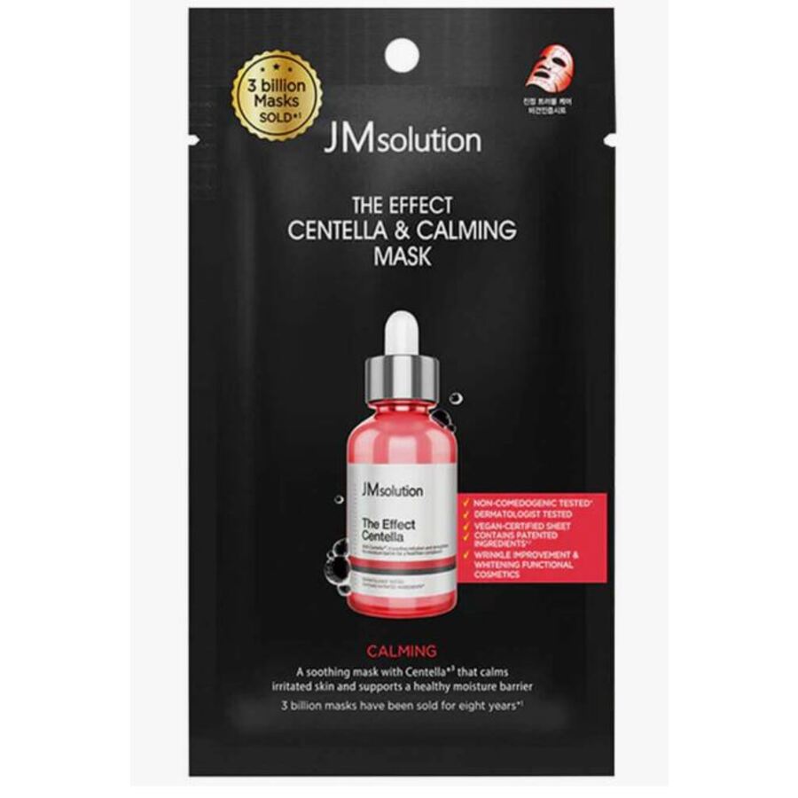 JM SOLUTION Тканевая маска с экстрактом центеллы 24мл JM SOLUTION THE EFFECT CENTELLA & CALMING MASK