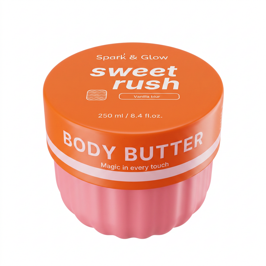 Spark&Glow Баттер для тела с ароматом кокоса и цветочной ванили - Body butter Vanilla blur,250мл.Spark'&Glow