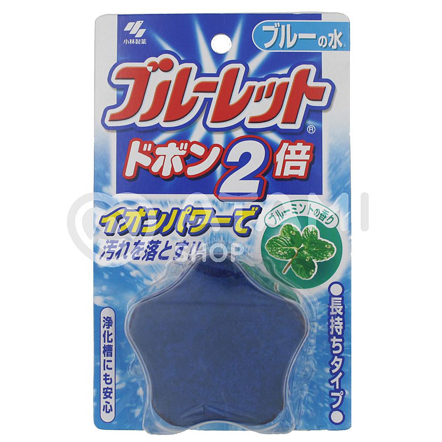 KOBAYASHI Bluelet Dobon Bluelet Таблетка для бачка унитаза с эффектом окрашивания аромат мяты