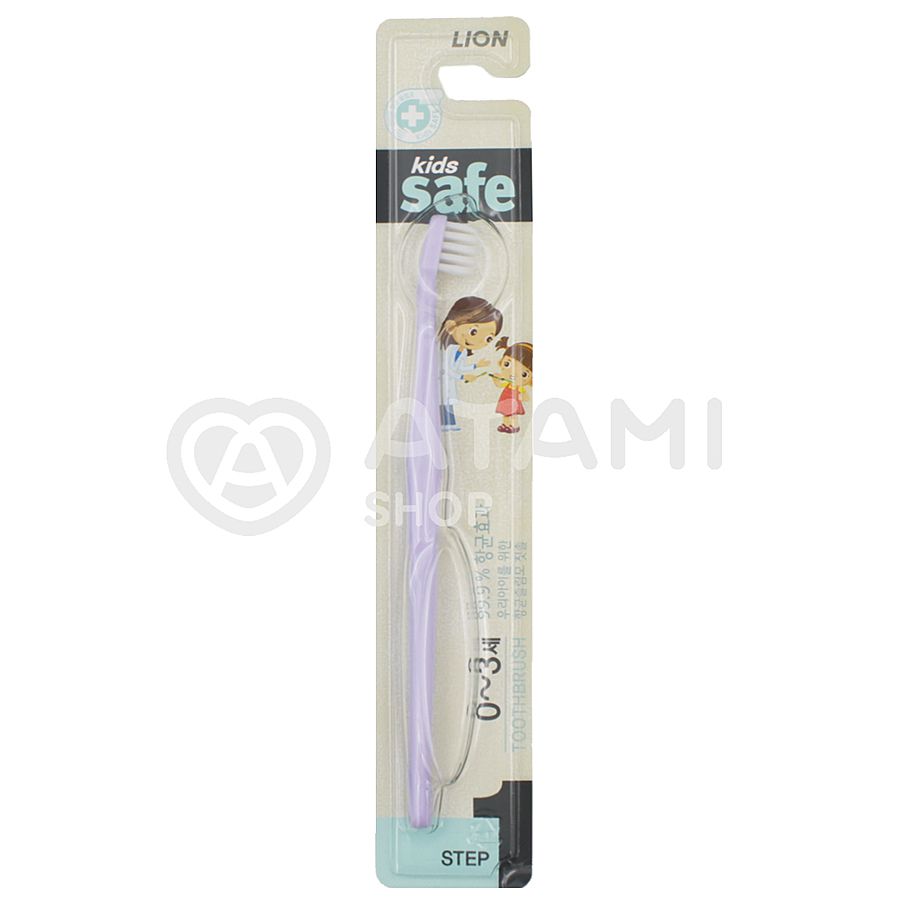 LION Зубная щетка для детей от 0 до 3 лет Kids Safe