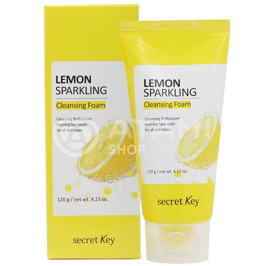 SECRET KEY Lemon Sparkling Cleansing Foam Пенка для умывания с экстрактом лимона