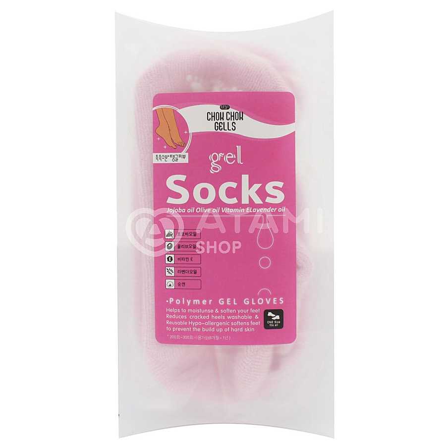 CHOK CHOK GELLS Gells SPA Gel Socks, 1 пара Носочки для ног многоразовые гелевые