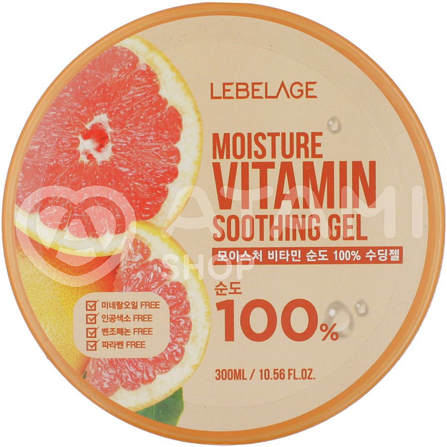 LEBELAGE Moisture Vitamin Soothing Gel, 300мл. Гель увлажняющий и успокаивающий с витаминами