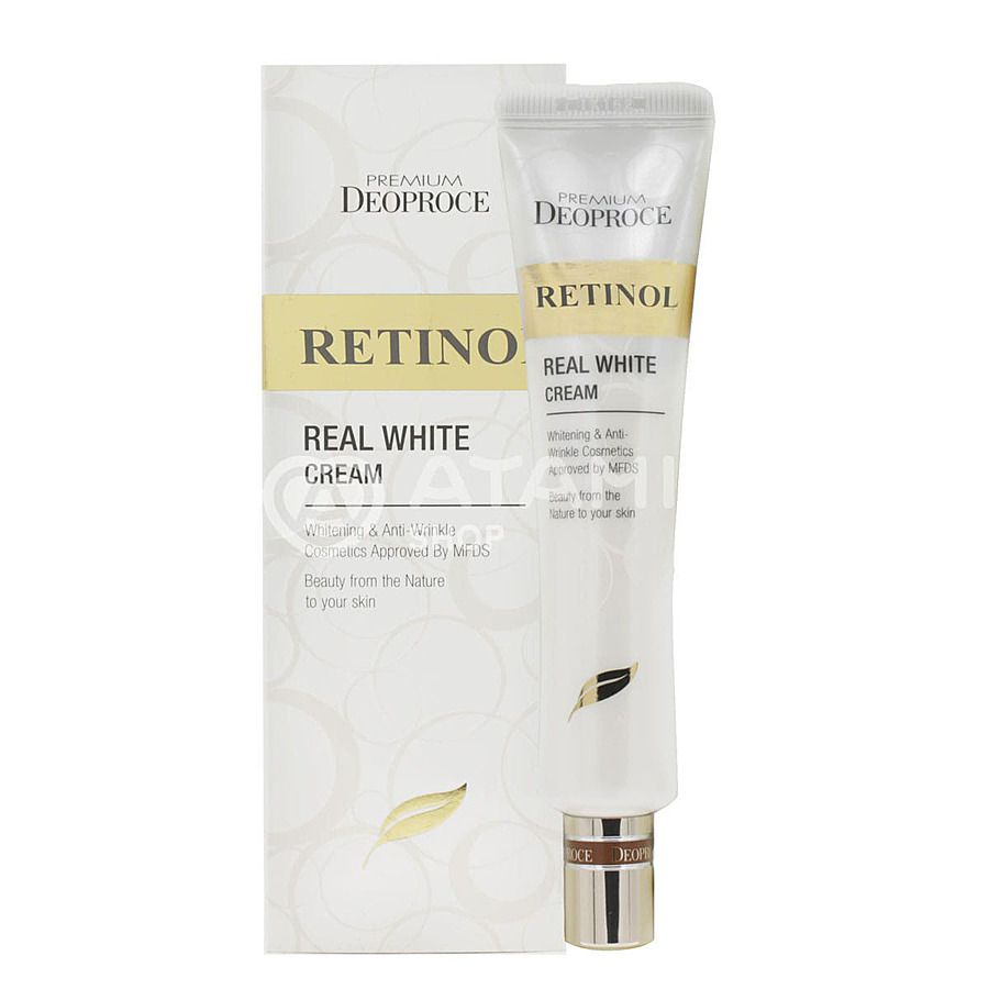 DEOPROCE Retinol Real White Cream Крем для век и носогубных складок подтягивающий с ретинолом