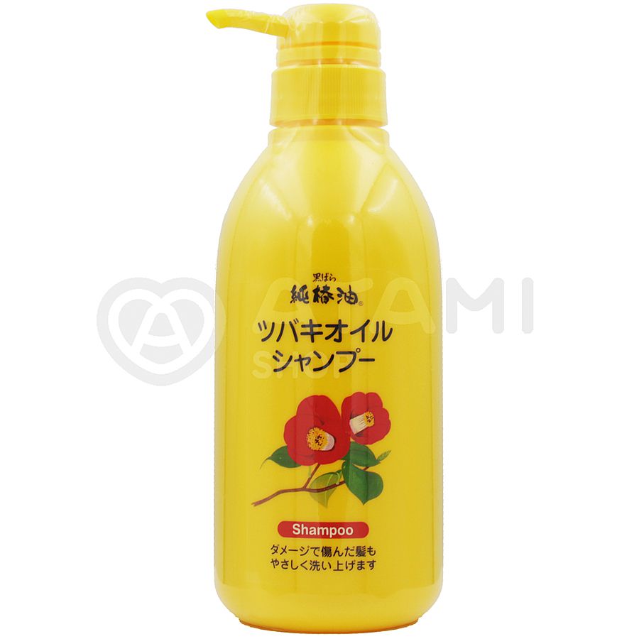 KUROBARA Camellia Oil Hair Shampoo, 500мл. Kurobara Шампунь для волос увлажняющий с маслом камелии