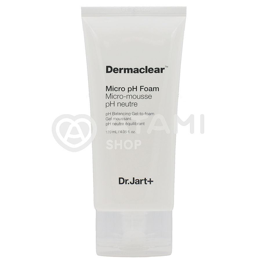 DR. JART+ Dermaclear Micro pH5.5 Foam Micro-Mousse, 120мл. Гель-пенка для умывания чувствительной кожи