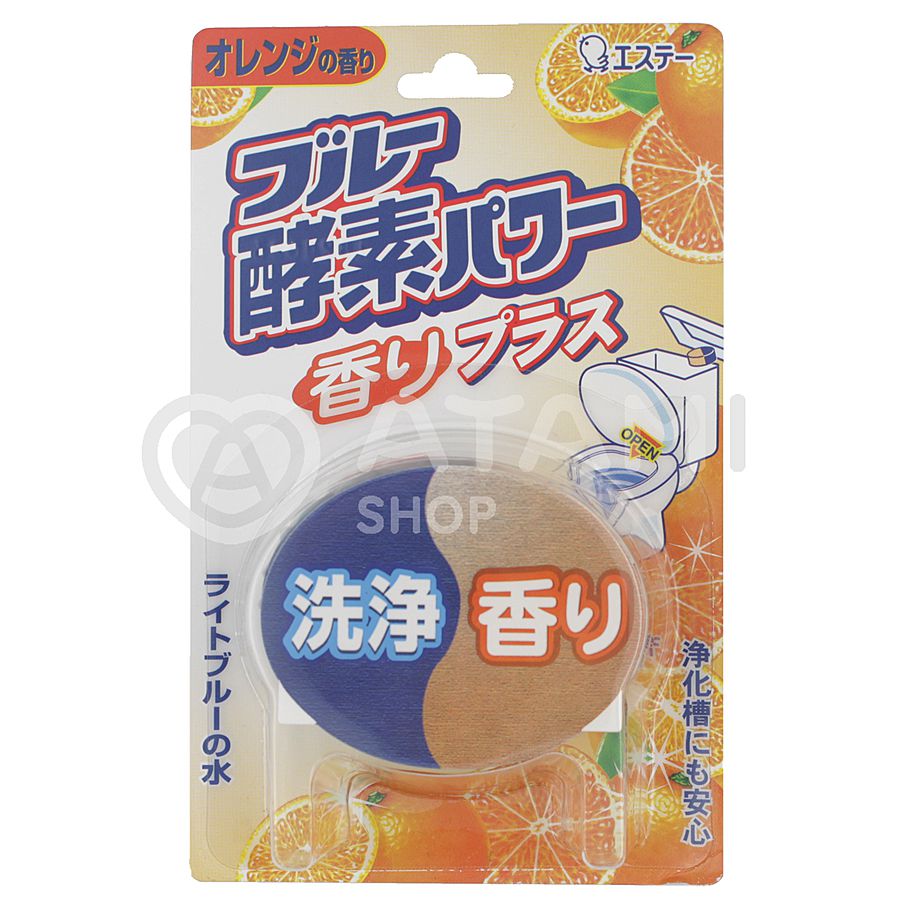 ST CORPORATION Blue Enzyme Power Таблетка очищающая для бачка унитаза с ароматом апельсина