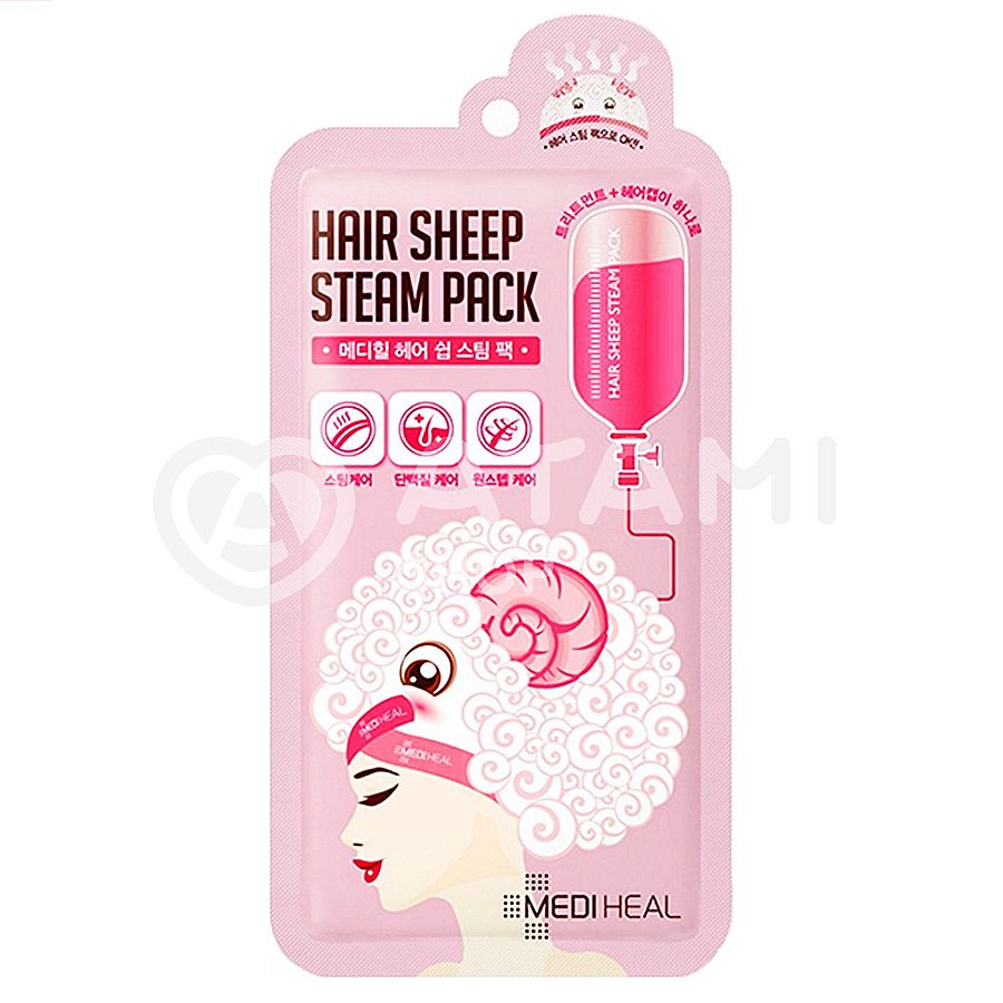 MEDIHEAL Hair Sheep Steam Pack Маска-шапочка паровая для поврежденных волос
