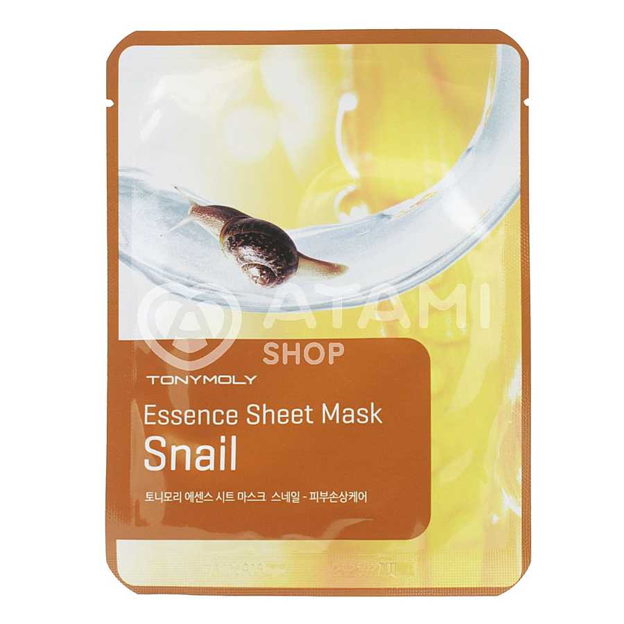TONY MOLY Essence Sheet Mask Snail Маска для лица с улиточным муцином