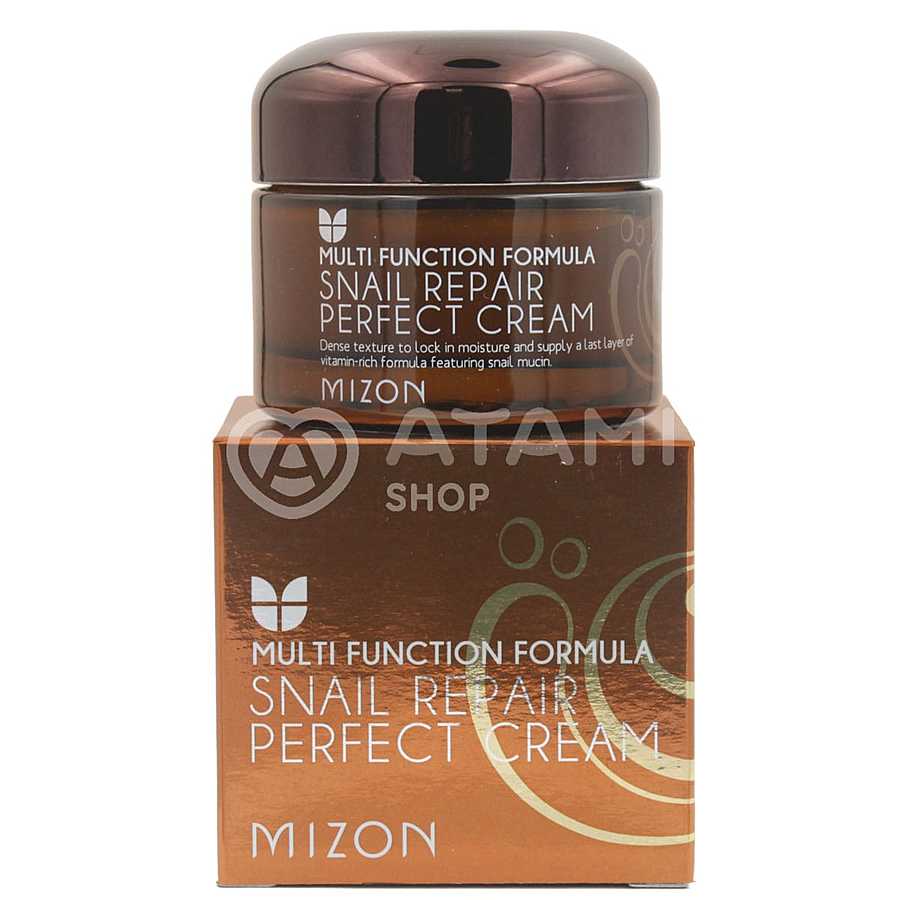 MIZON Snail Repair Perfect Cream, 50мл. Крем для лица восстанавливающий с муцином улитки