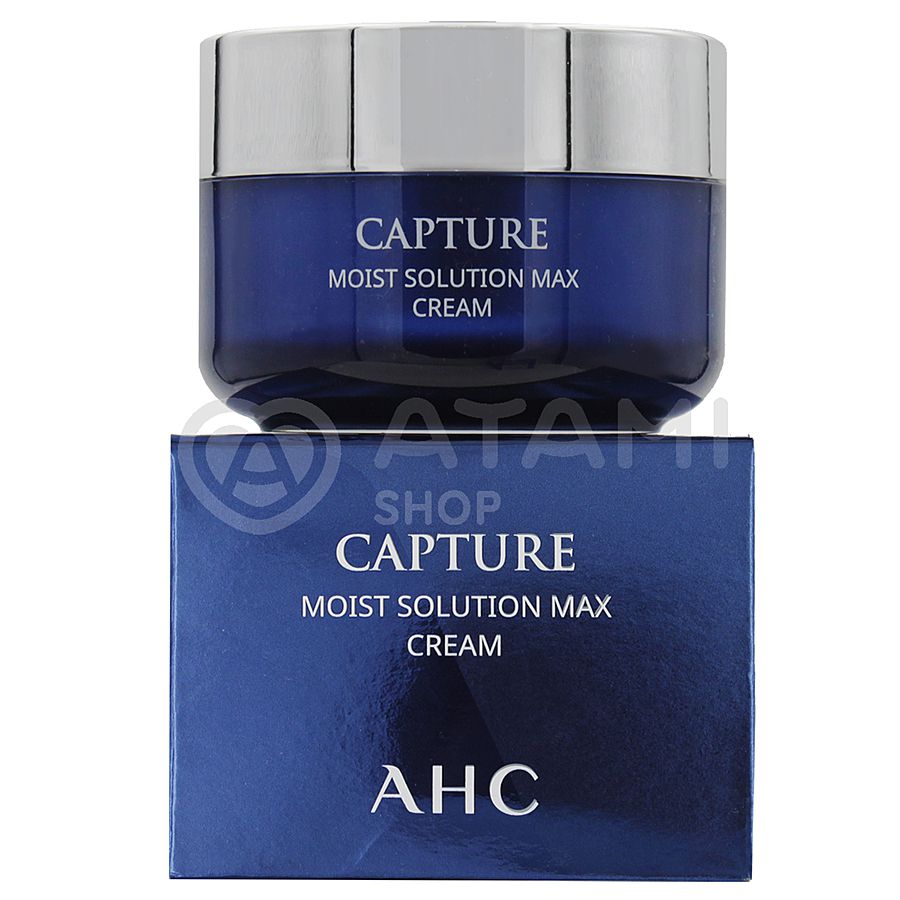 AHC Capture Moist Solution Max Cream, 50мл. Крем-гель для лица увлажняющий с гиалуроновой кислотой
