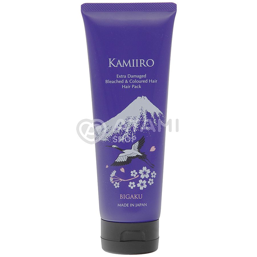 BIGAKU & LAZURIKO Kamiiro Extra Damaged Bleached&Coloured Hair Pack, 250гр. Маска для поврежденных и окрашенных волос