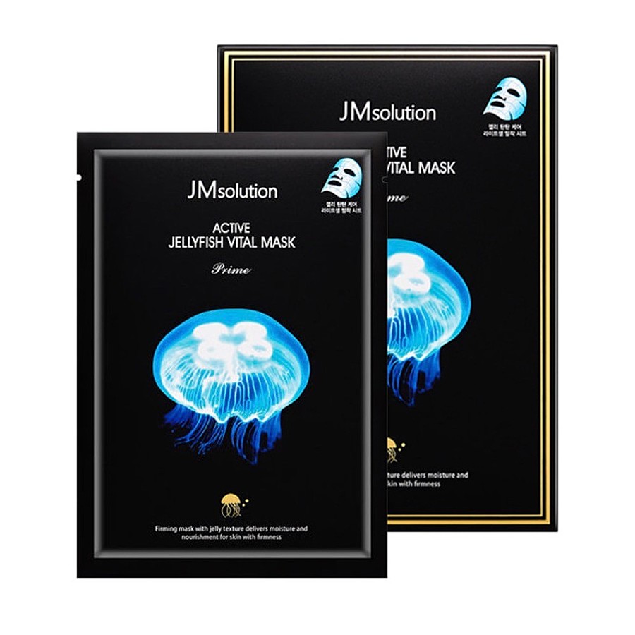 JM SOLUTION Active Jellyfish Vital Mask, 30мл. JMsolution Маска для лица тканевая ультратонкая с экстрактом медузы