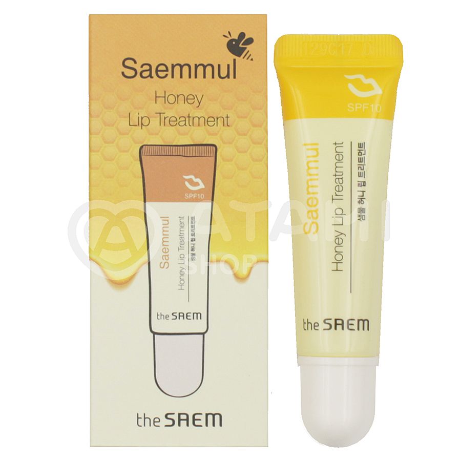 THE SAEM Saemmul Honey Lip Treatment SPF10 Помада-бальзам для губ с экстрактом мёда