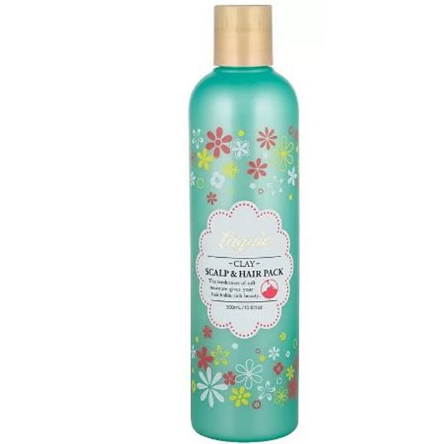 BIGAKU & LAZURIKO Laggie Clay Scalp&Hair Pack, 300мл. Маска для волос и кожи головы с глиной Танакура