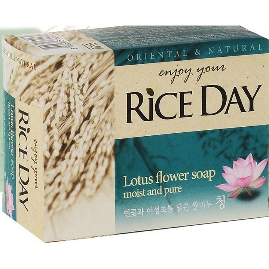 CJ Lion Rice Day Мыло туалетное с экстрактом лотоса