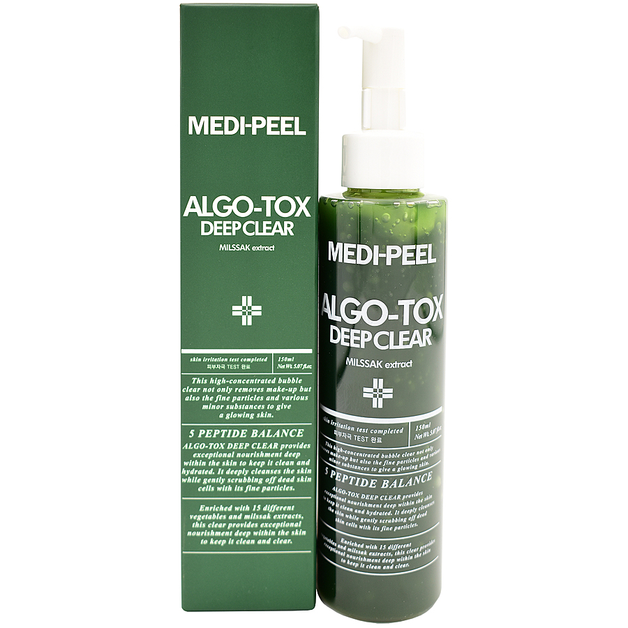 MEDI-PEEL Algo-Tox Deep Clear, 150мл. Детокс - гель для лица для глубокого очищения кожи с пептидами
