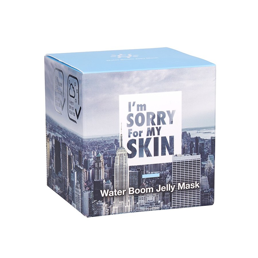 I`M SORRY FOR MY SKIN (ULTRU) I'm Sorry For My Skin Skin Water Boom Jelly Mask, 80мл. Маска-желе обновляющая с экстрактом голубой агавы
