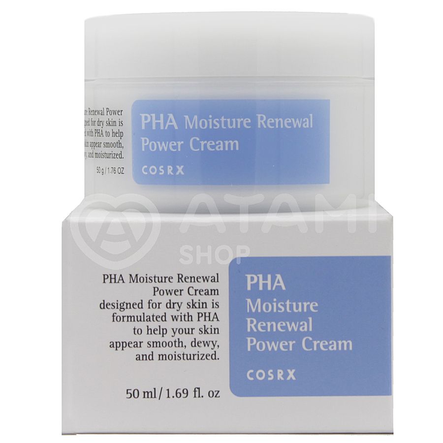 COSRX PHA Moisture Renewal Power Cream Обновляющий крем для лица с PHA-кислотой