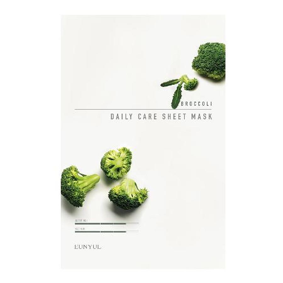 EUNYUL Broccoli Daily Care Sheet Mask, 22гр. Маска для лица тканевая тонизирующая с экстрактом брокколи