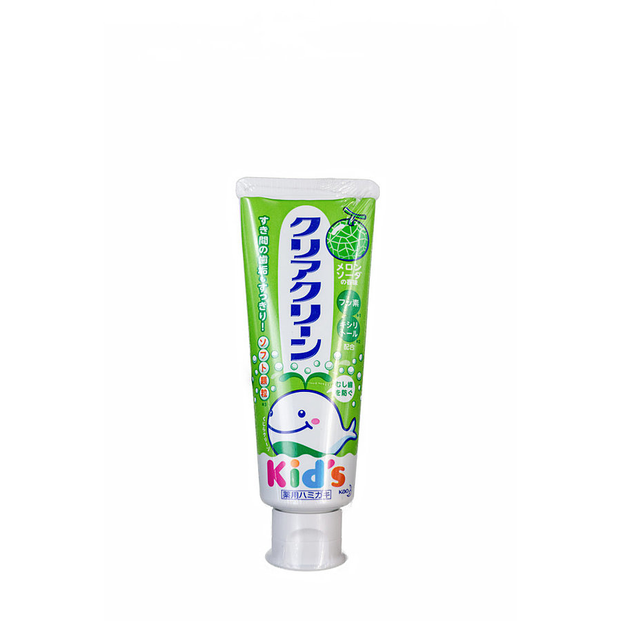 KAO Clear Clean Melon, 70гр. Паста зубная детская с мягкими микрогранулами со вкусом дыни
