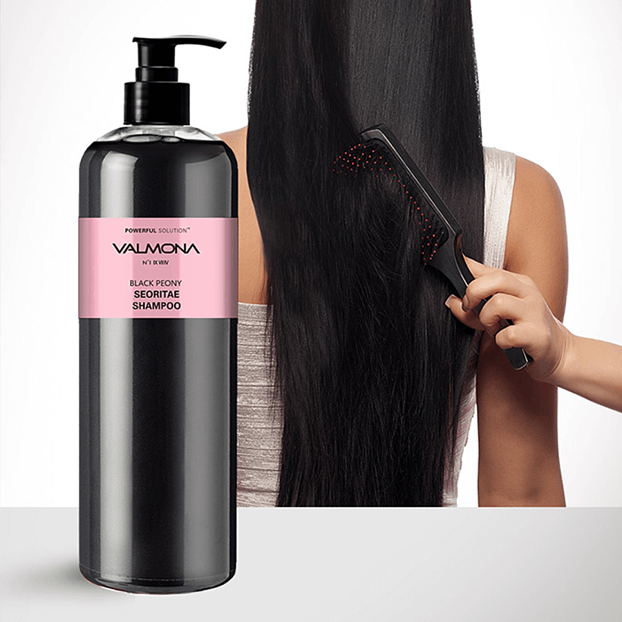 VALMONA Valmona Powerful Solution Black Peony Seoritae Shampoo, 480мл. Шампунь для волос с экстрактом чёрного пиона и соевых бобов