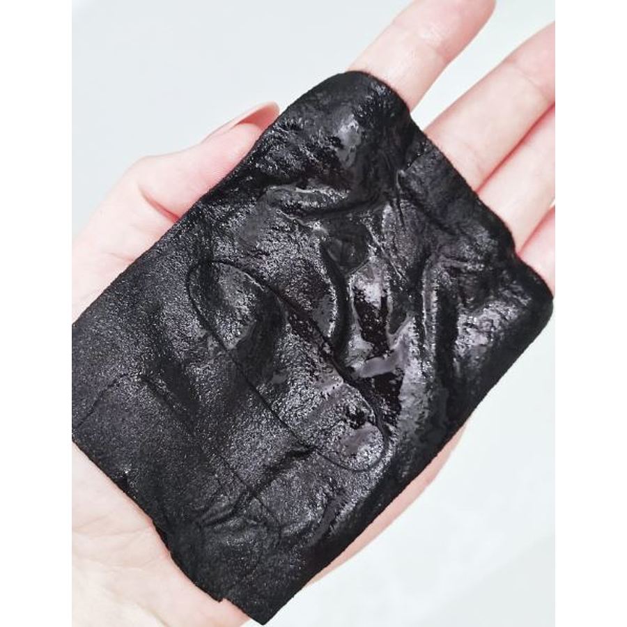 ELIZAVECCA Black Charcoal Honey Deep Power Ringer Mask Pack, 23мл. Маска для лица тканевая очищающая с порошком древесного угля